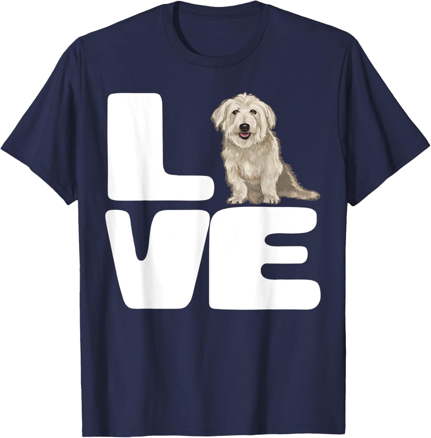 Love My Glen of Imaal Terrier Dog Lover Gift T-Shirt - T-Shirt | Navy