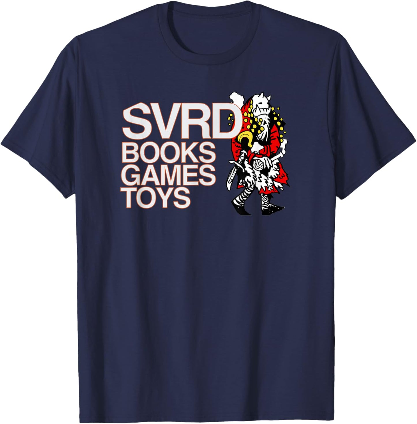Severed Books and Toys and Games - SVRD BOOKS T-Shirt - T-Shirt | Navy