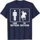 Funny Cowboy My Boyfriend Rodeo Relationship Joke T-Shirt - T-Shirt | Navy