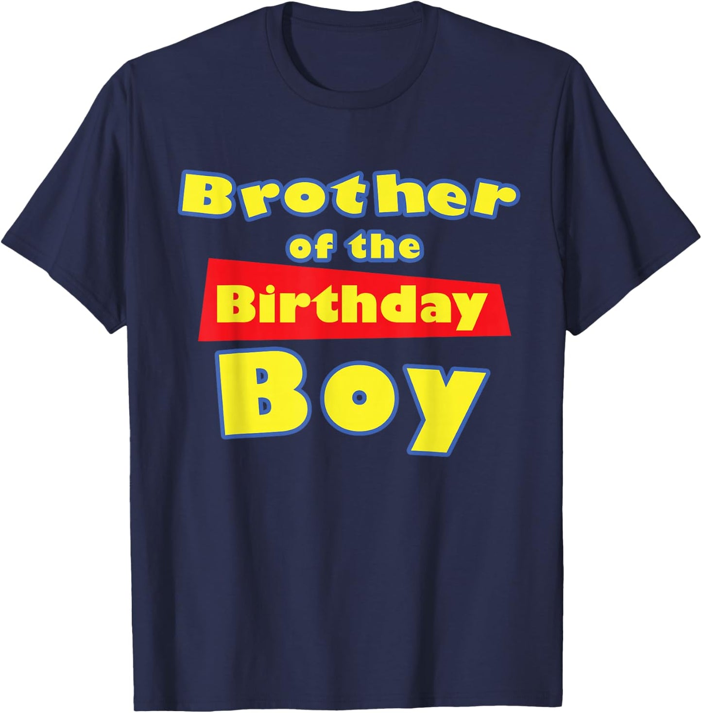 Birthday Story Brother of the Birthday Boy T-Shirt - T-Shirt | Navy