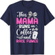 Coffee And Race Fumes Racing Mama Racing Mom Of A Racer Mom T-Shirt - T-Shirt | Navy