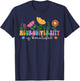 Neurodiversity is Beautiful Flower SPED AAC Autism Awareness T-Shirt - T-Shirt | Navy