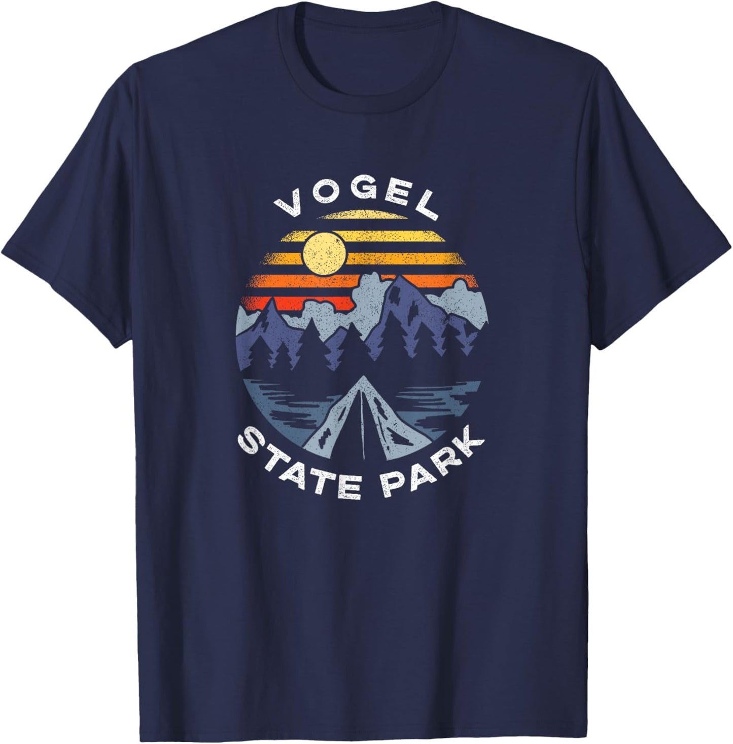 Vogel State Park Mountains Georgia Vacation T-Shirt - T-Shirt | Navy