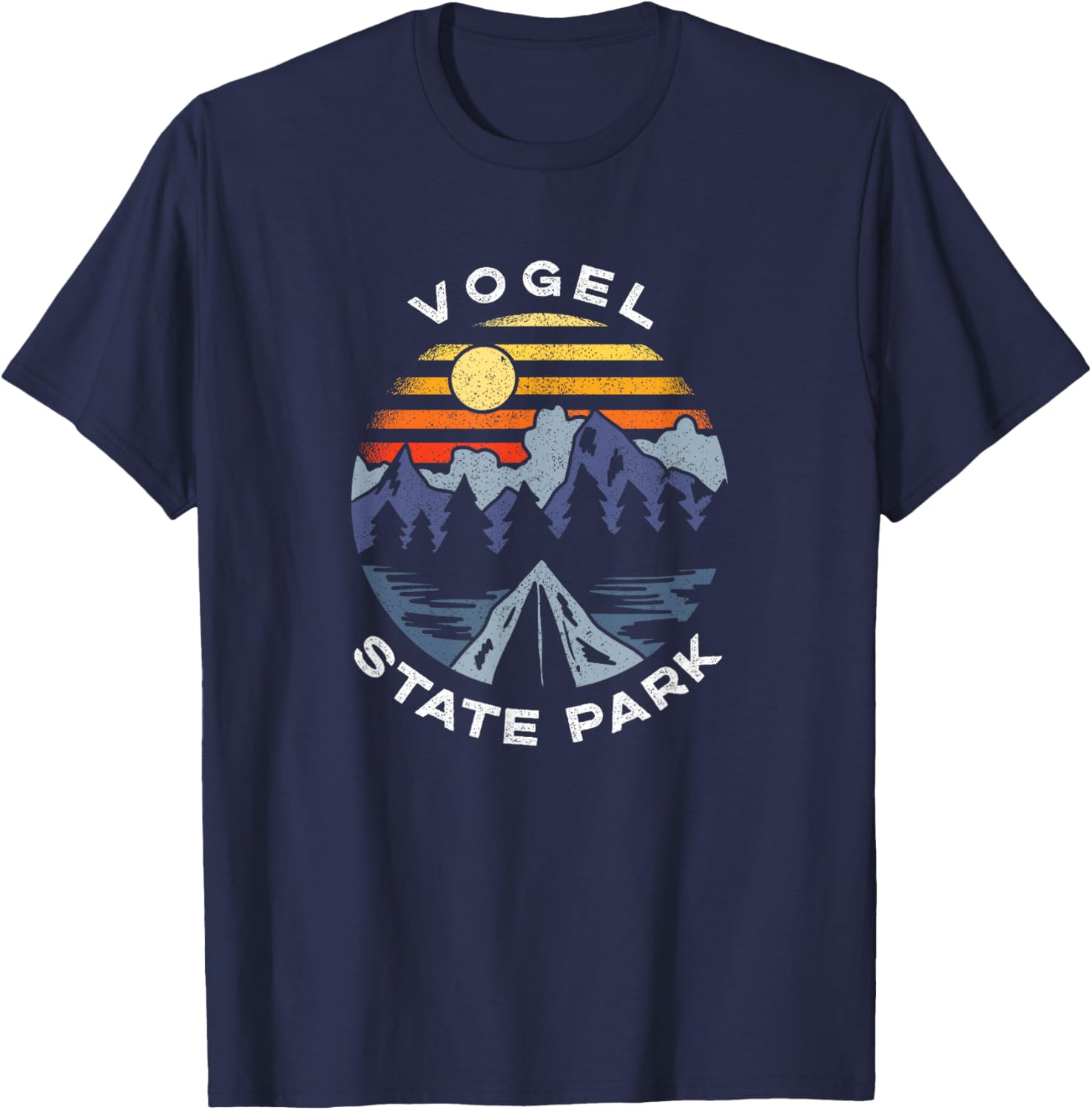 Vogel State Park Mountains Georgia Vacation T-Shirt - T-Shirt | Navy