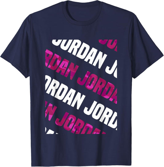 Jordan Camo Pattern Pink Camouflage T-Shirt - T-Shirt | Navy