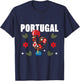 Galo de Barcelos Portuguese Rooster Shirt Portugal T-Shirt - T-Shirt | Navy