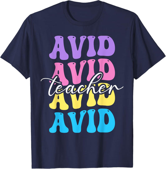 Avid Teacher Appreciation Back To School Women T-Shirt - T-Shirt | Navy