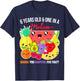 One in a Melon Funny Fruit Saying 6th Birthday - 6 Years Old T-Shirt - T-Shirt | Navy