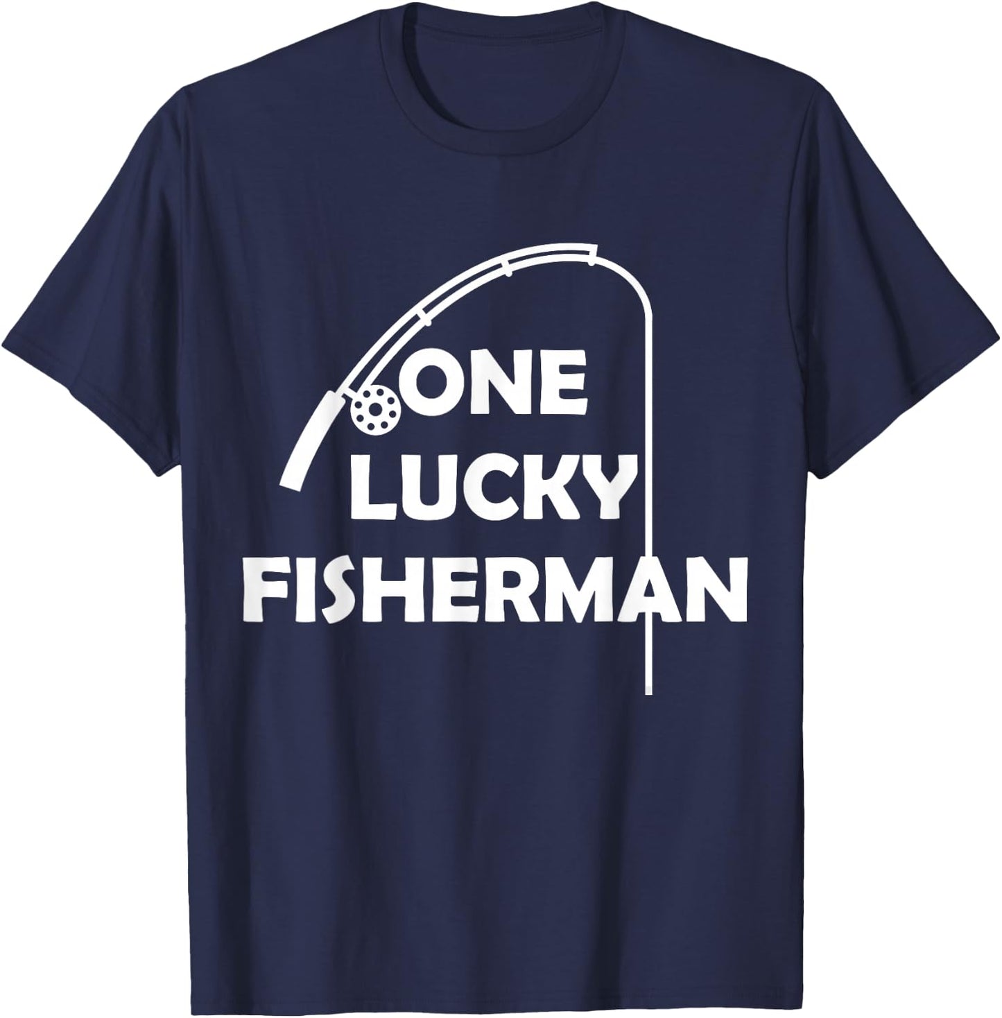 One Lucky Fisherman Best Catch Of His Life For Couples Set T-Shirt - T-Shirt | Navy
