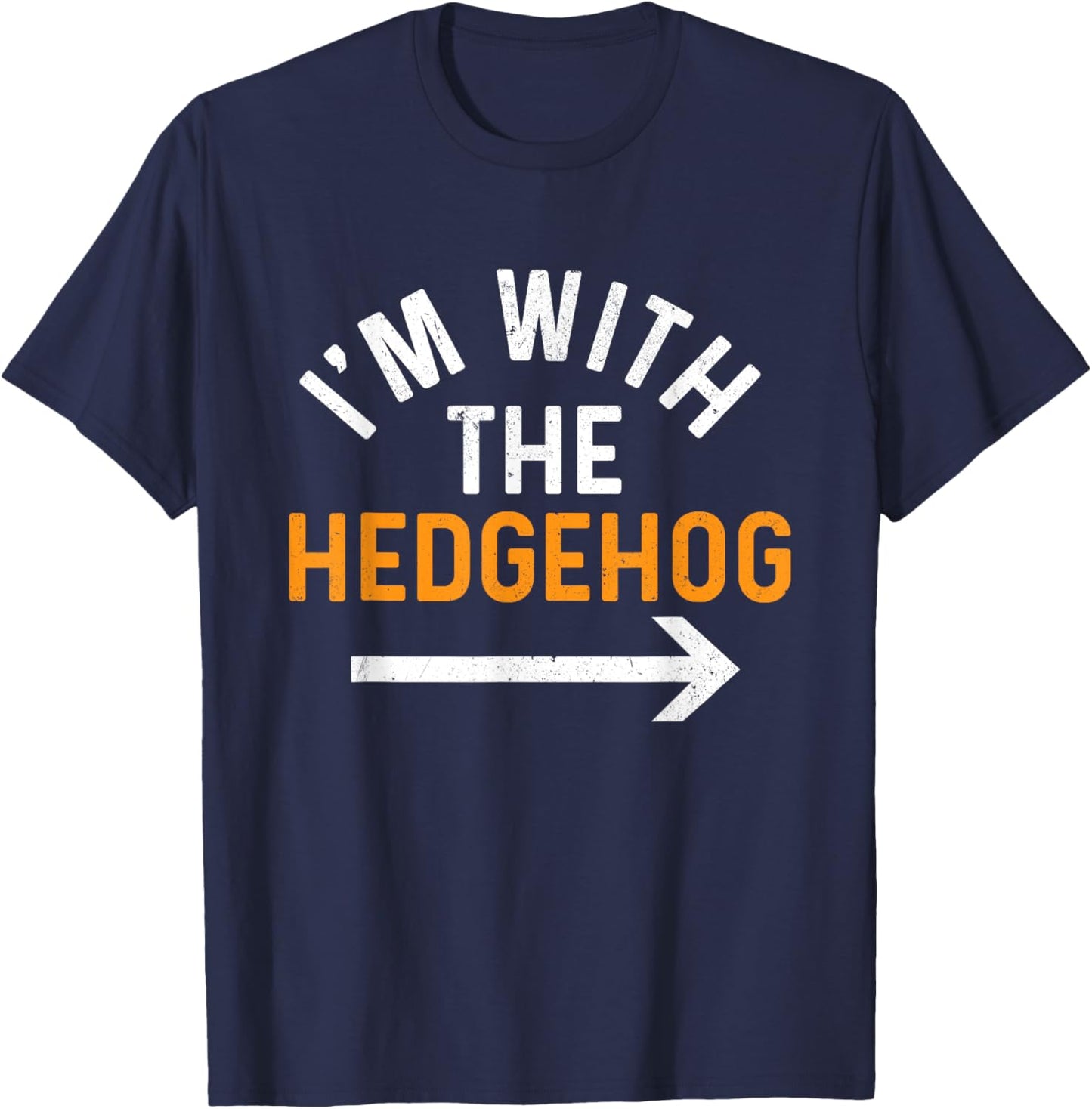 I'm With The Hedgehog - Porcupine Lover Animal Whisperer T-Shirt - T-Shirt | Navy