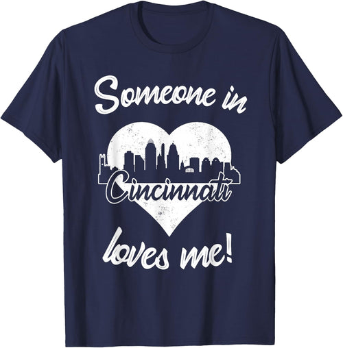 Someone In Cincinnati Ohio Loves Me Heart Skyline