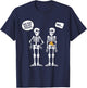 Did You Eat My Pizza? Funny Halloween Skeleton Pizza Lover T-Shirt - T-Shirt | Navy