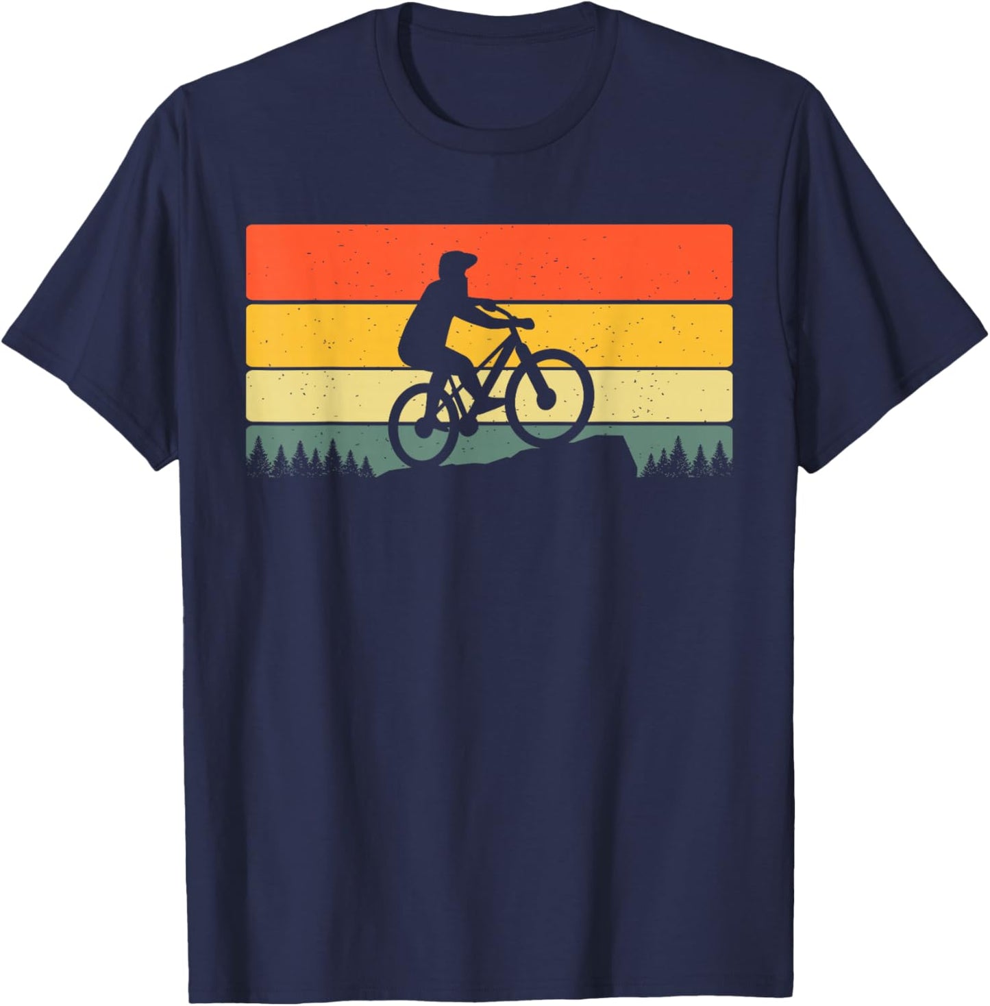 Mountain Bike Design For mountain biking Lover T-Shirt - T-Shirt | Navy