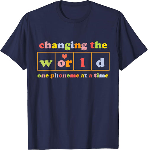 changing the world one phoneme at a time Retro funny , Small, Black