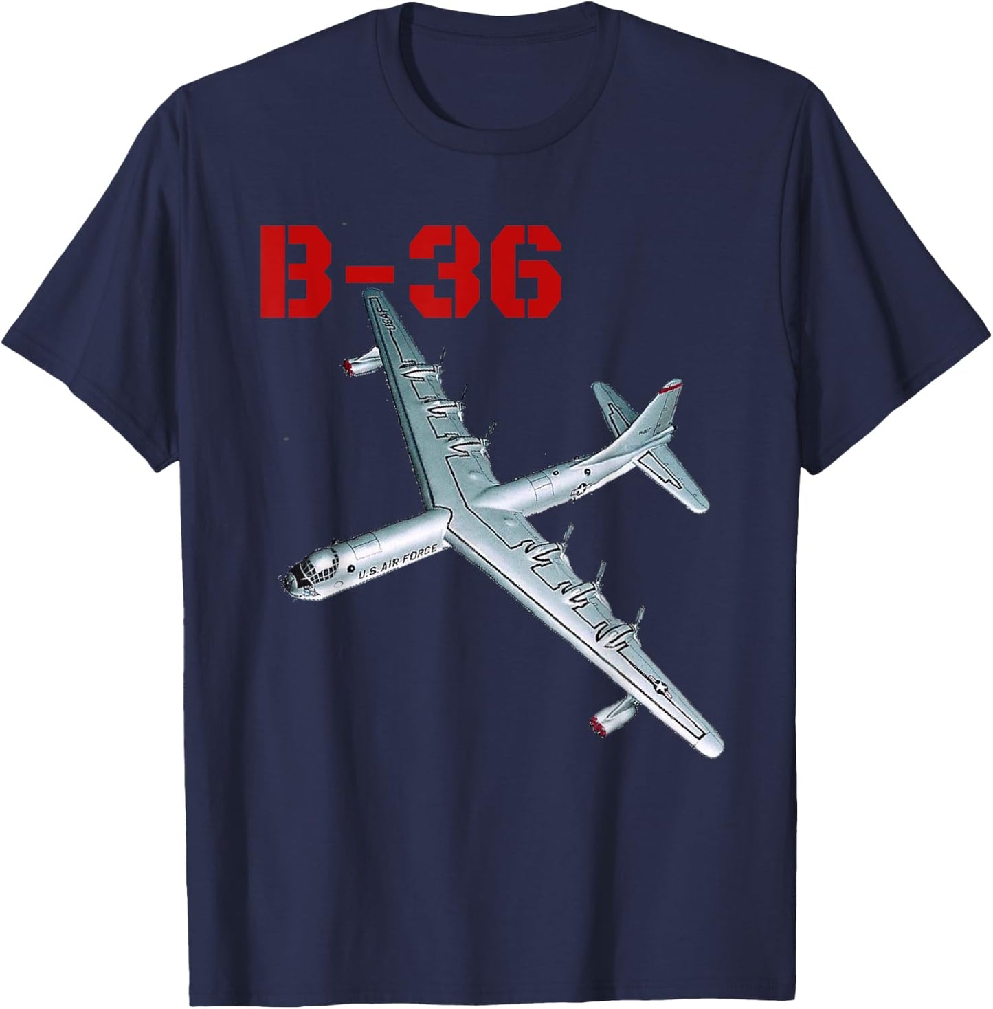 The B-36 Peacemaker bomber. Air Force aviation at its best. T-Shirt - T-Shirt | Navy