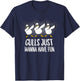 Gulls Just Wanna Have Fun Wordplay Seagull Dabbing Dab Dance T-Shirt - T-Shirt | Navy