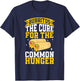 The Cure for the common Hunger Burrito T-Shirt - T-Shirt | Navy