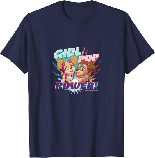 PAW Patrol Skye Liberty Electrifying Girl Pup Power T-Shirt - T-Shirt | Navy