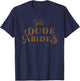 The Dude Abides Vintage Design for Film Loving Bowler T-Shirt - T-Shirt | Navy