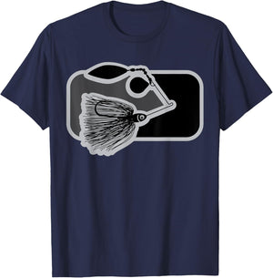 Spinnerbait, Bass Fishing, Fisherman, Fishing Lure T-Shirt - T-Shirt | Navy