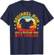 Retro Squirrel Mom Vintage Forest Animal Mother T-Shirt - T-Shirt | Navy