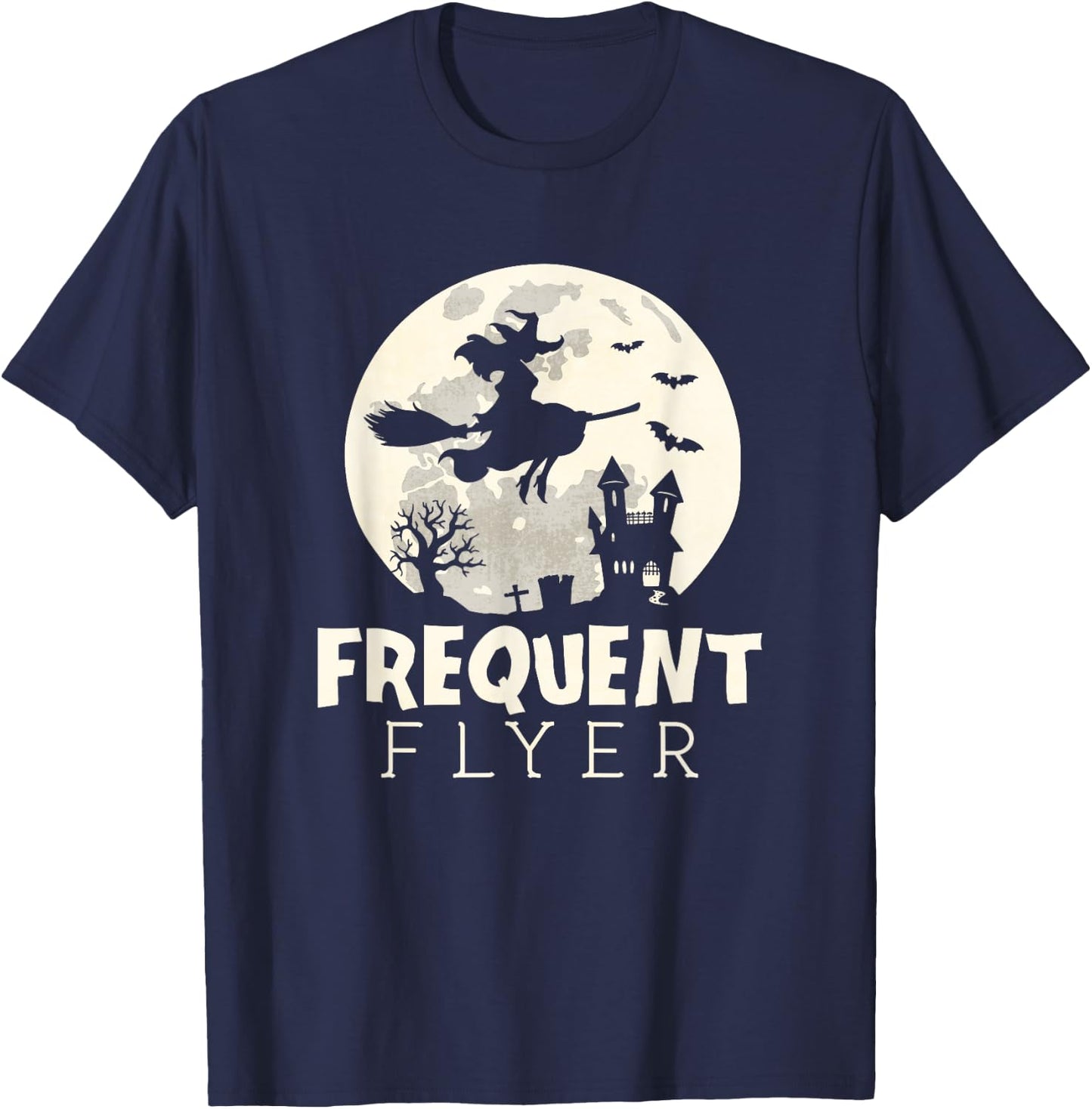 Halloween witch costume Frequent - Flyer Shirt T-Shirt - T-Shirt | Navy