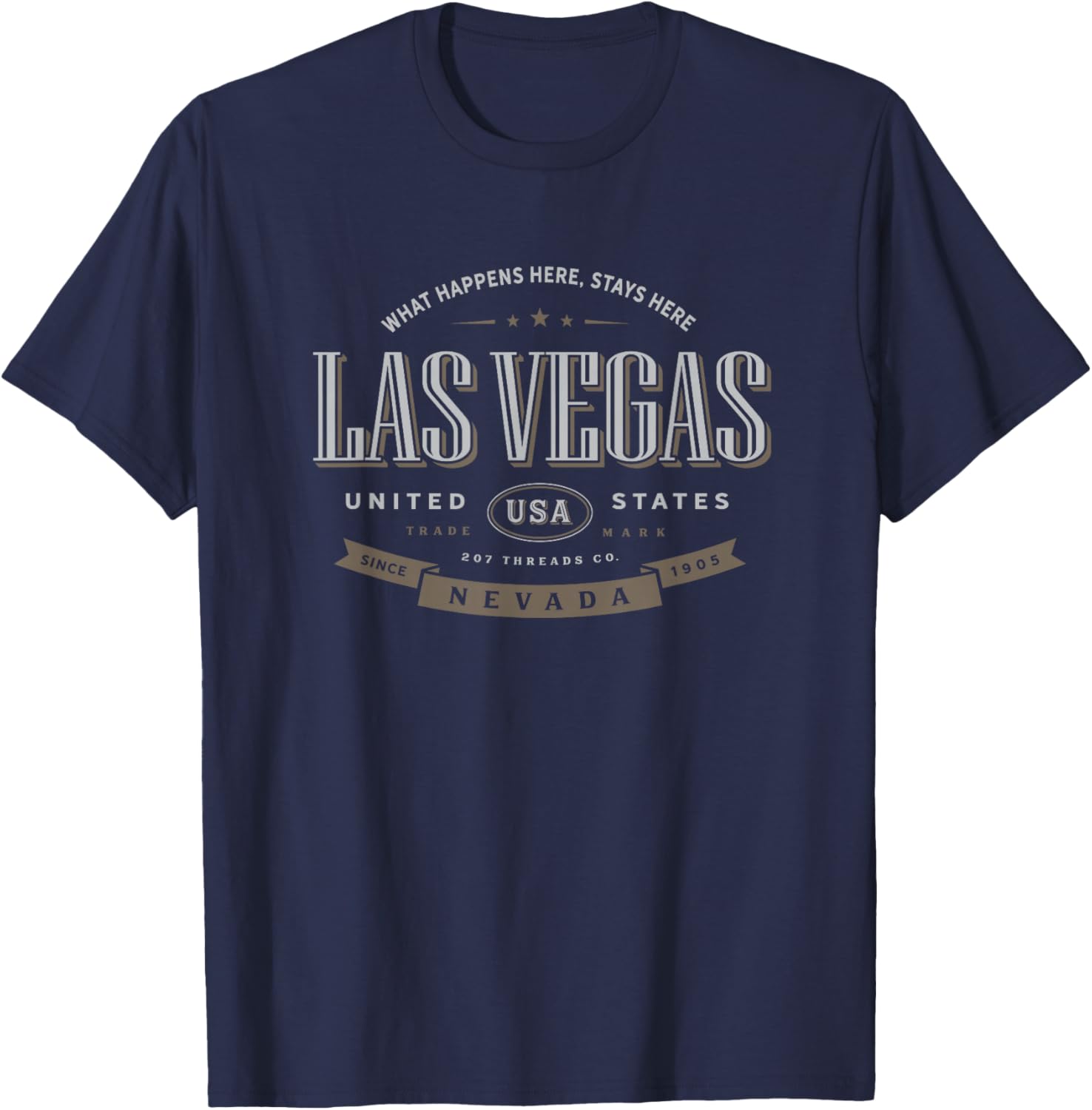 Las Vegas Nevada T-Shirt - T-Shirt | Navy