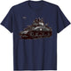 M4 Sherman Medium Tank WW2 Armored Vehicle T-Shirt - T-Shirt | Navy
