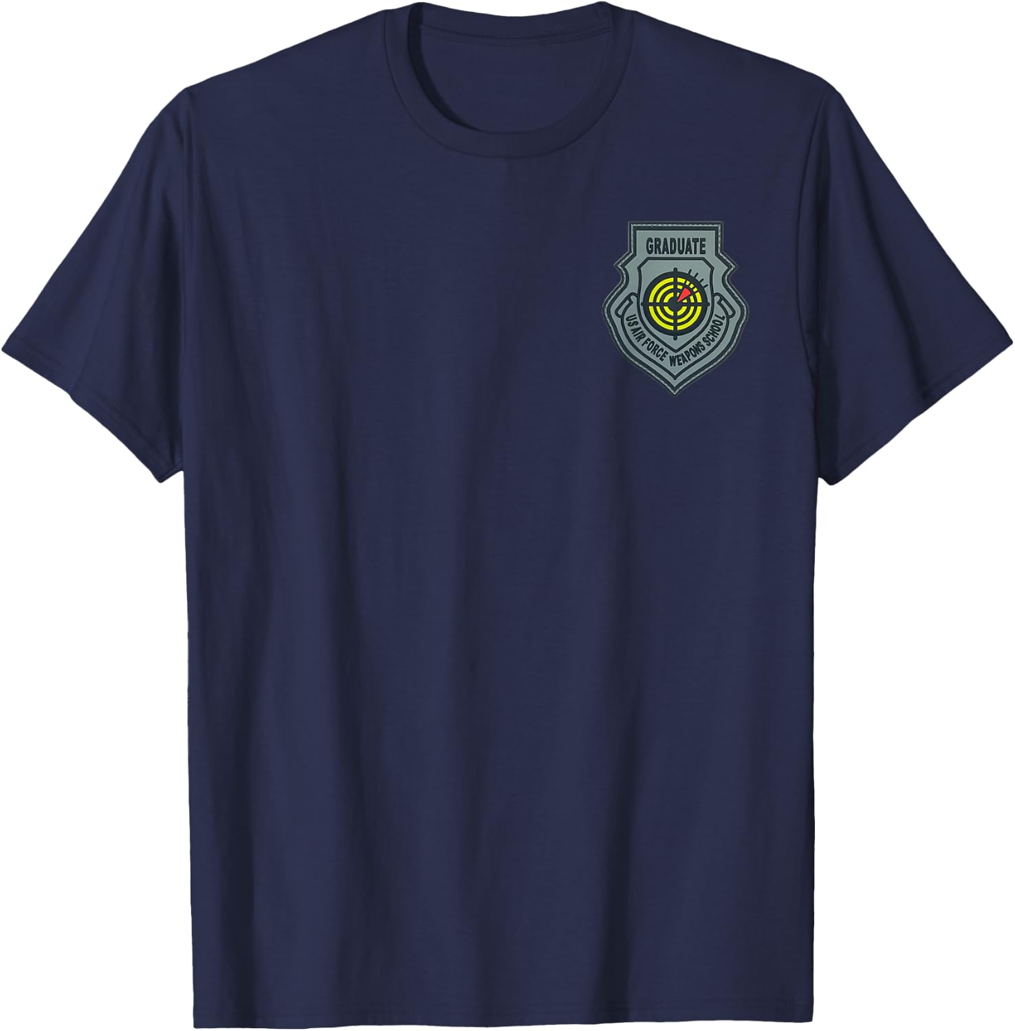 Graduate Air Force Weapons School Military Course Patch T-Shirt - T-Shirt | Navy
