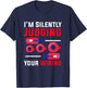 I'm Silently Judging Your Wiring for Electricians Engineers T-Shirt - T-Shirt | Navy