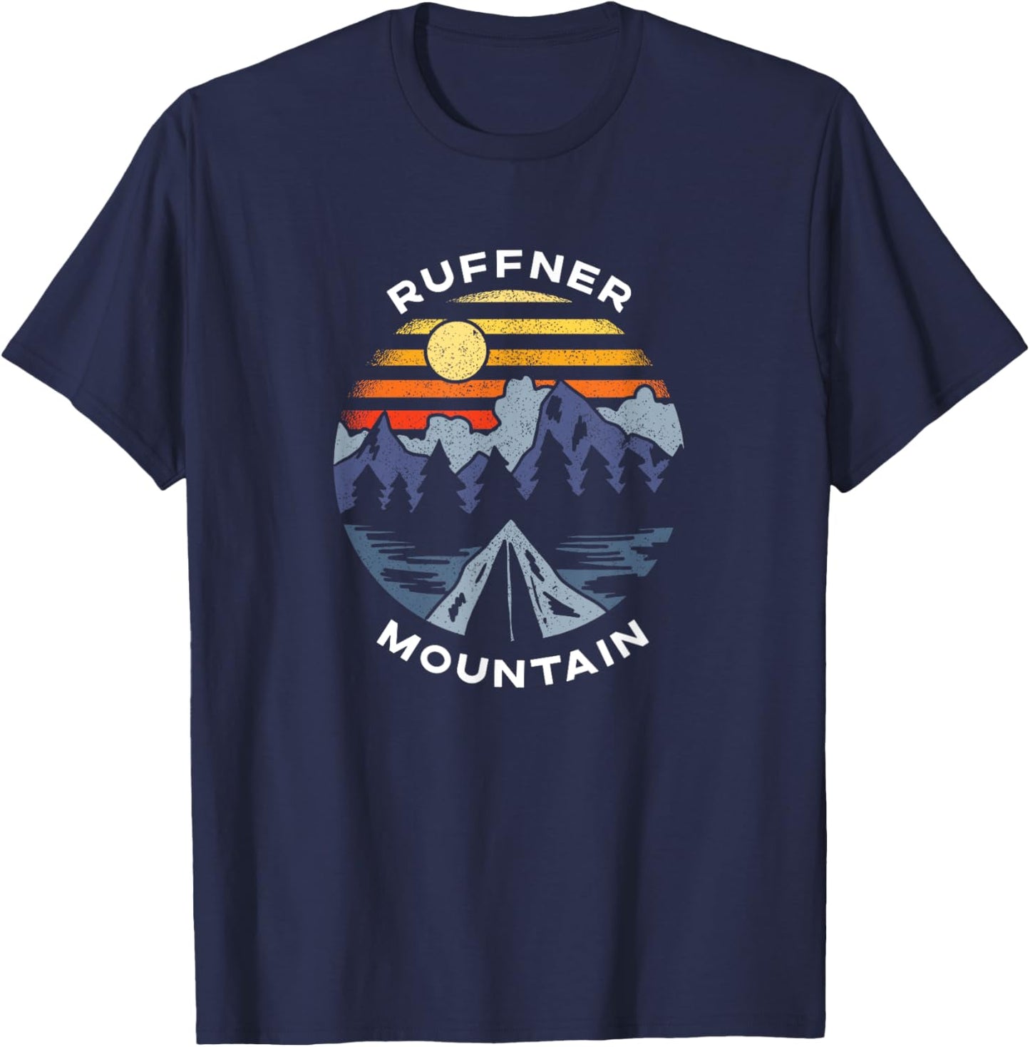 Ruffner Mountain Alabama Mountains Forest Vacation Souvenir T-Shirt - T-Shirt | Navy