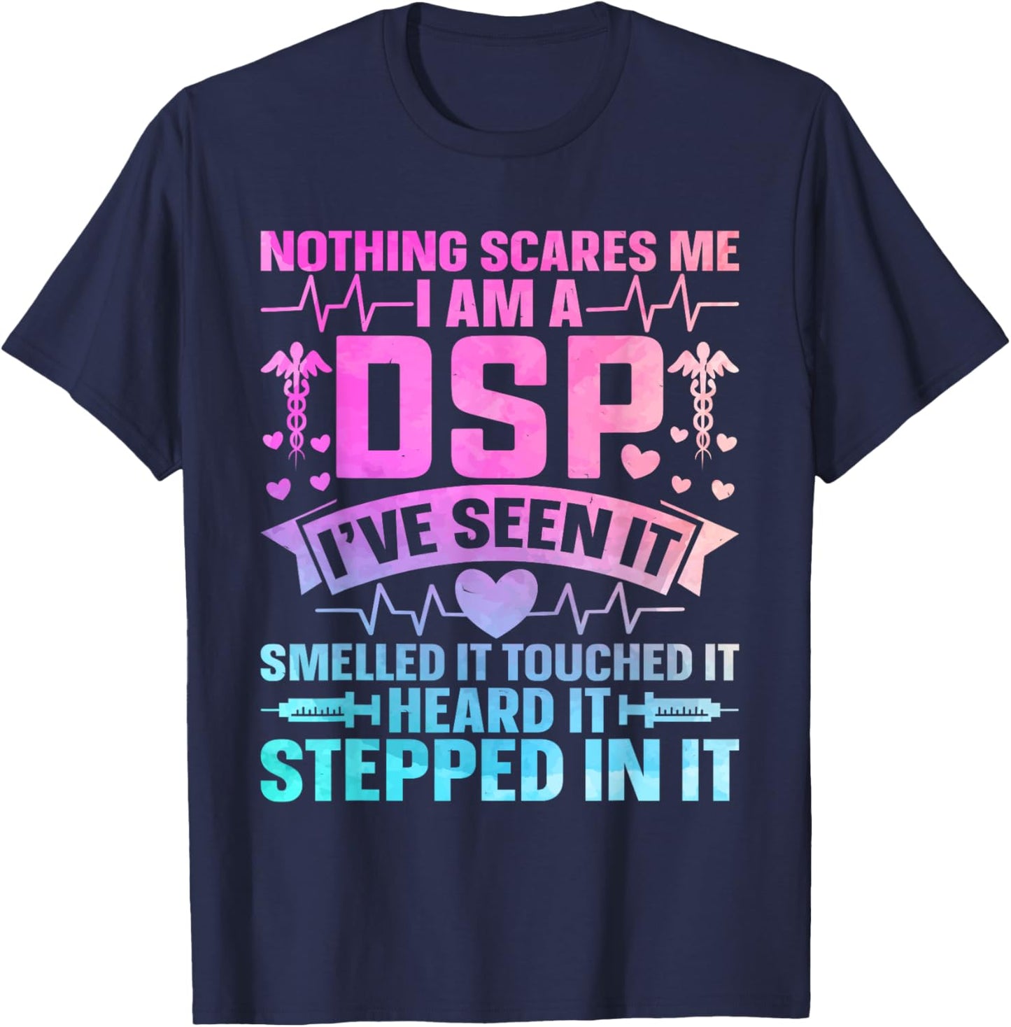 Direct Support Staff DSP Appreciation Day DSP Nurse T-Shirt - T-Shirt | Navy