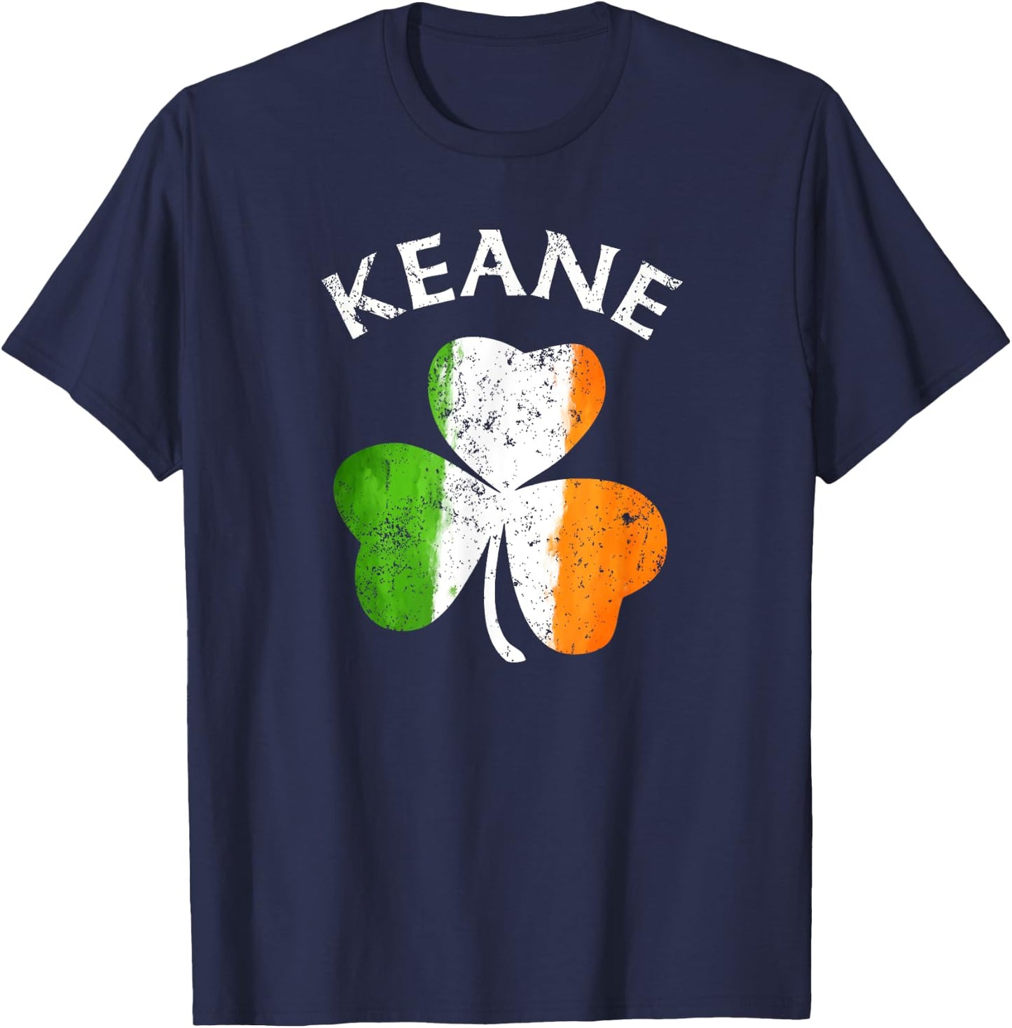 Keane Irish Family Name T-Shirt - T-Shirt | Navy