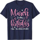 March is My Birthday Month Yep The Whole Month Girl Gift T-Shirt - T-Shirt | Navy