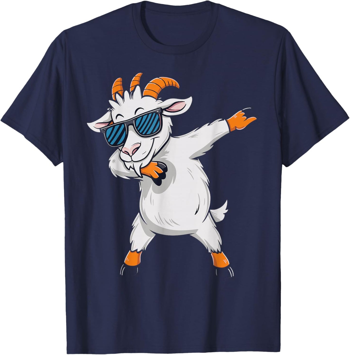Dabbing Goat Goat Kids Costume Farm Animal T-Shirt - T-Shirt | Navy