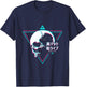 Cyberpunk Skull High Tech Low Life Japanische Streetwear Otaku T-Shirt - T-Shirt | Navy