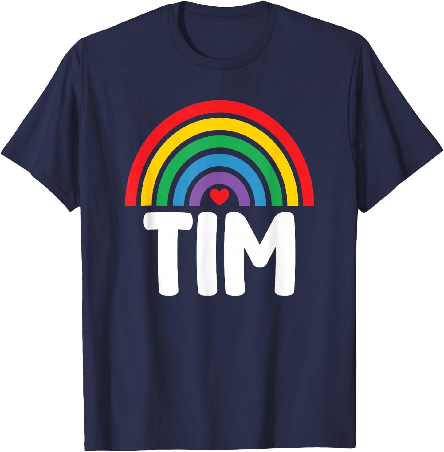 I Love Tim Cute Tim Lover T-Shirt - T-Shirt | Navy