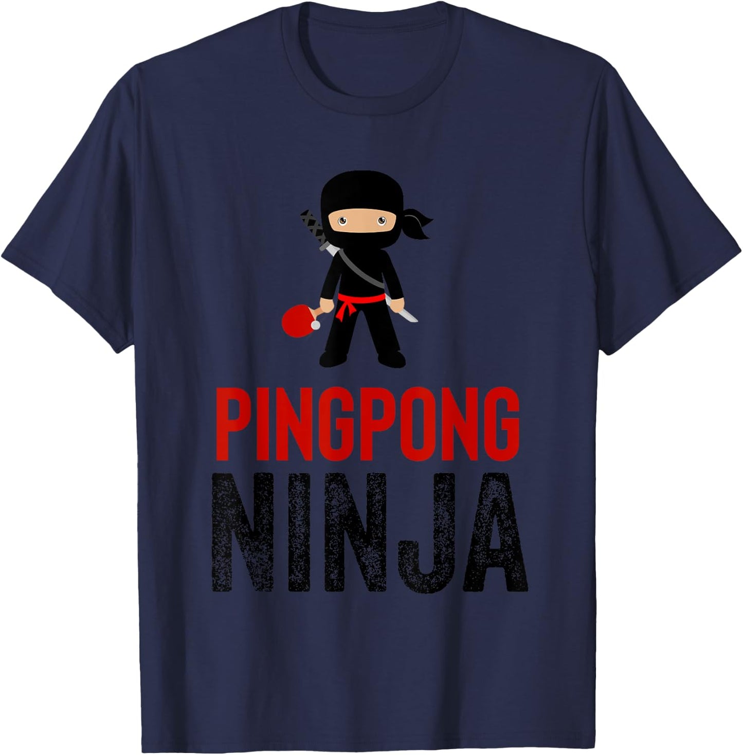 Ping Pong Ninja Table Tennis Kids Gift T-Shirt - T-Shirt | Navy