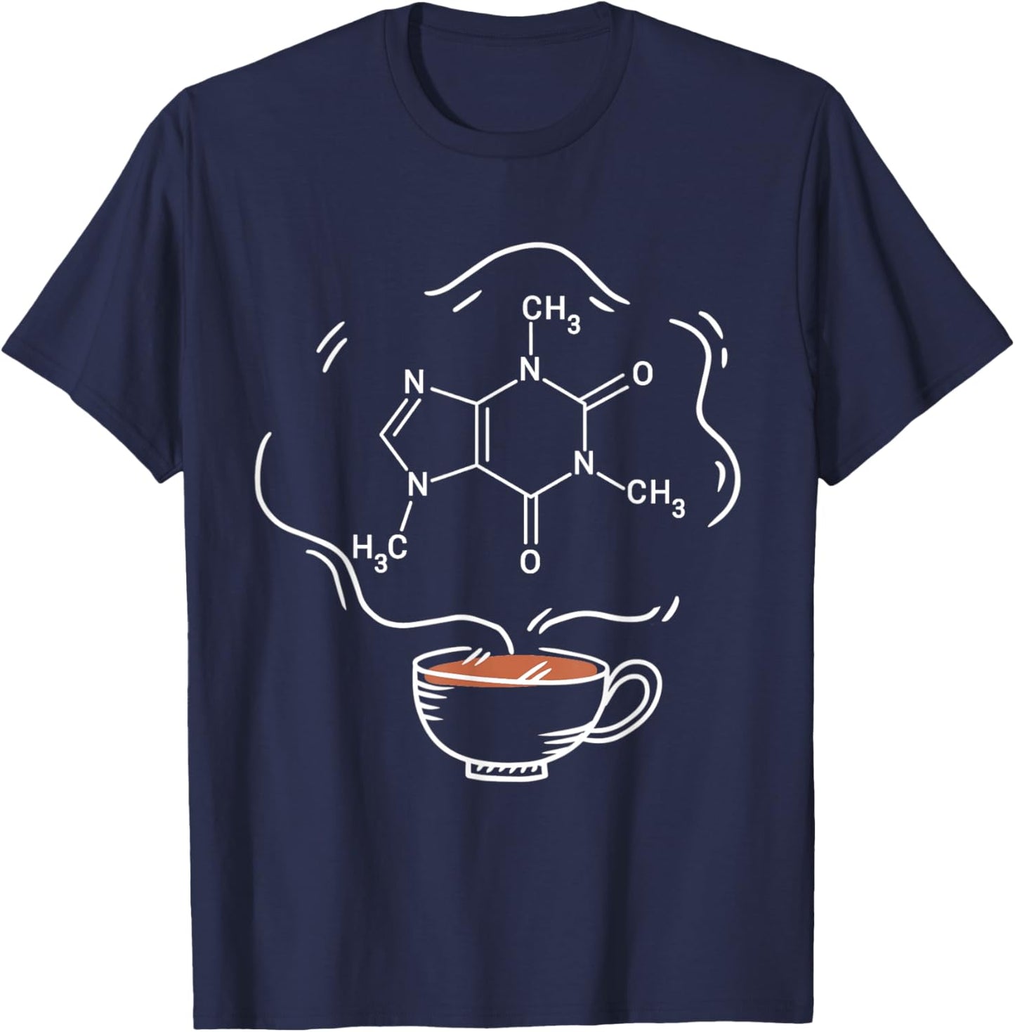 Cappuccino Fan Espresso Lover Caffeine Barista T-Shirt - T-Shirt | Navy