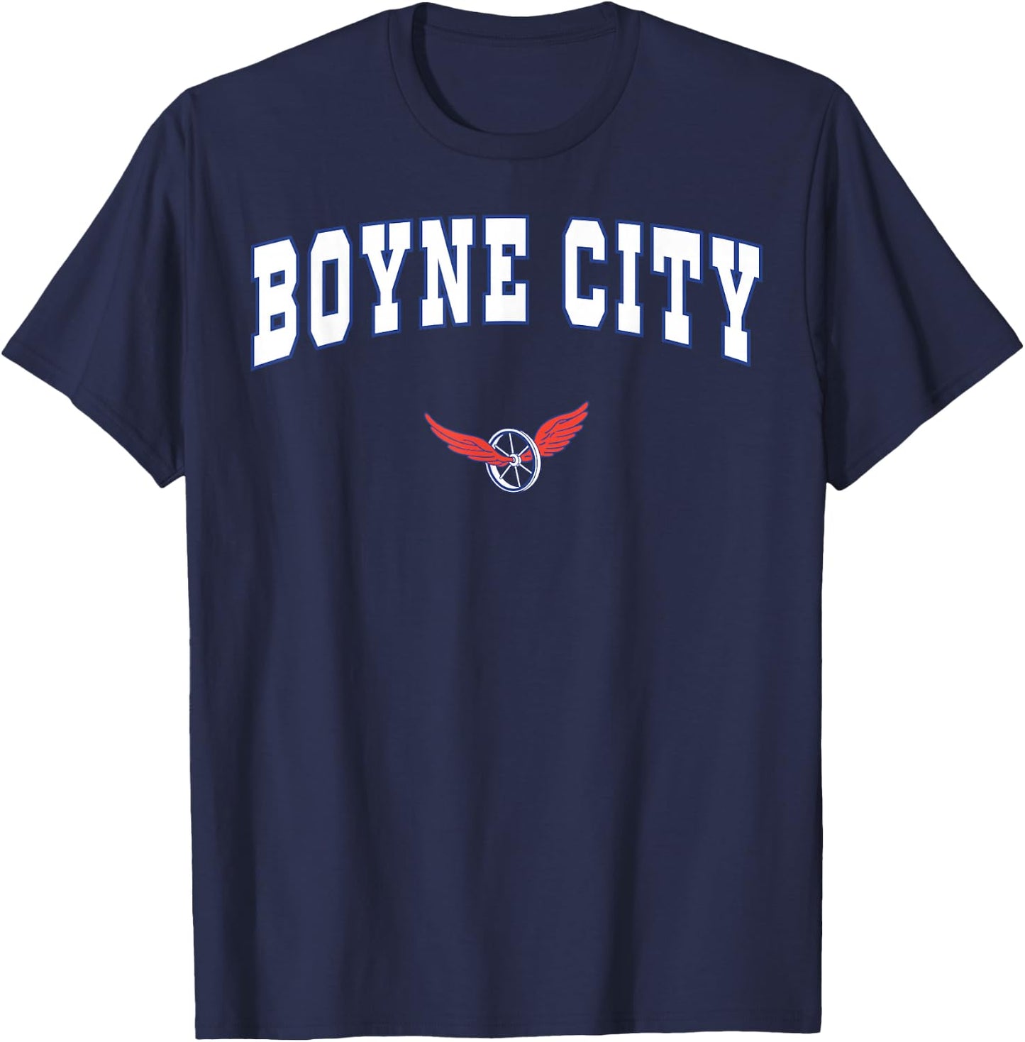 Boyne City High School Ramblers T-Shirt - T-Shirt | Navy