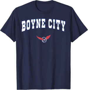 Boyne City High School Ramblers T-Shirt - T-Shirt | Navy