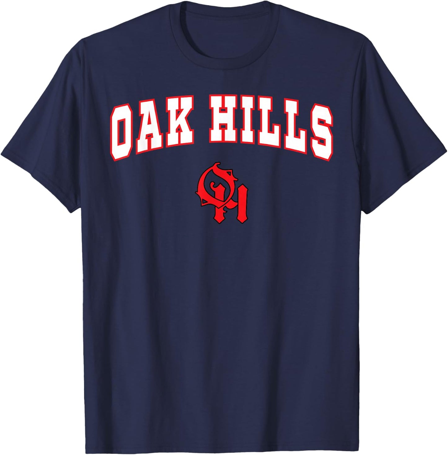 Oak Hills High School Highlanders C2 T-Shirt - T-Shirt | Navy