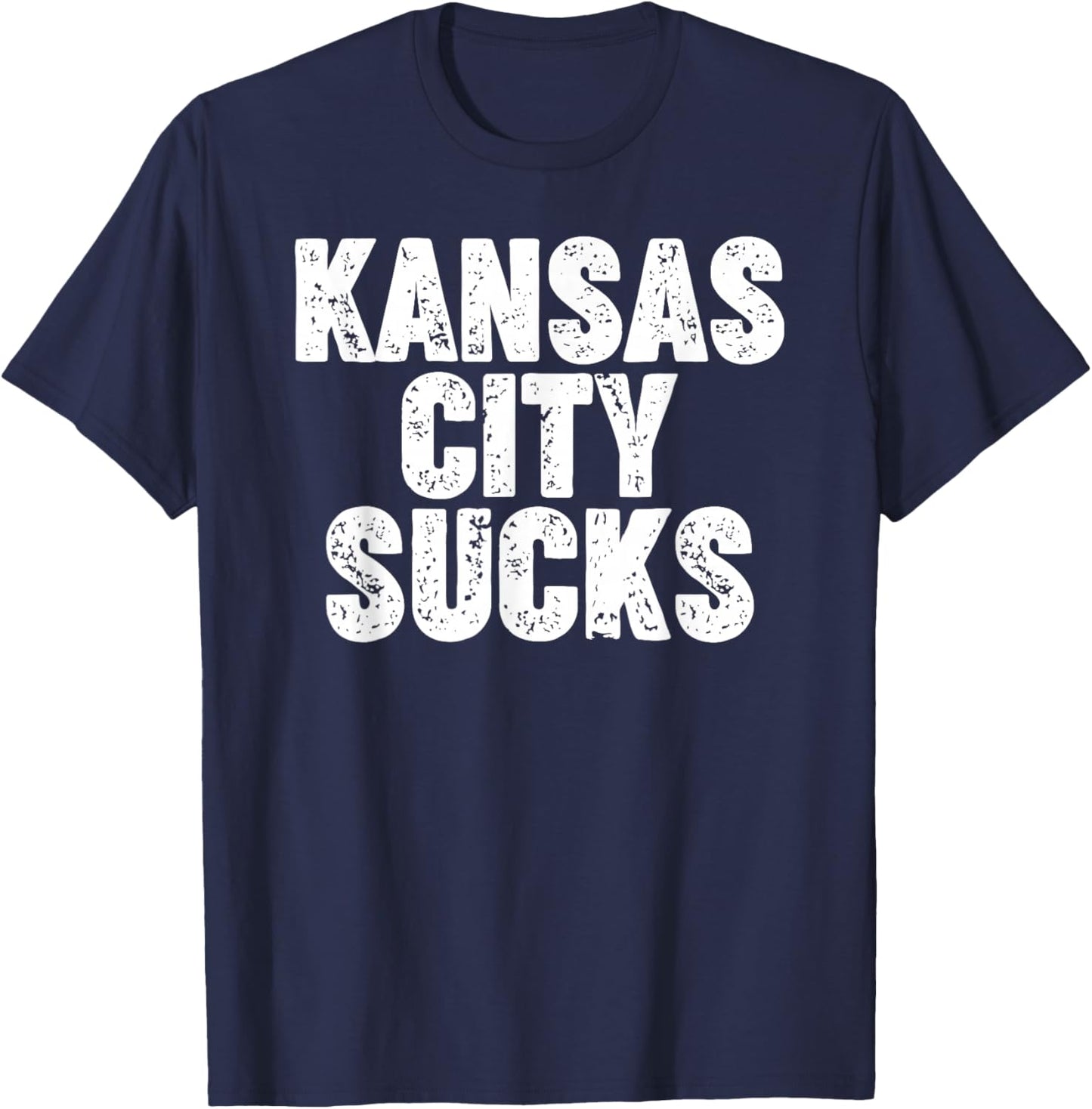 Kansas City Sucks T-Shirt - T-Shirt | Navy