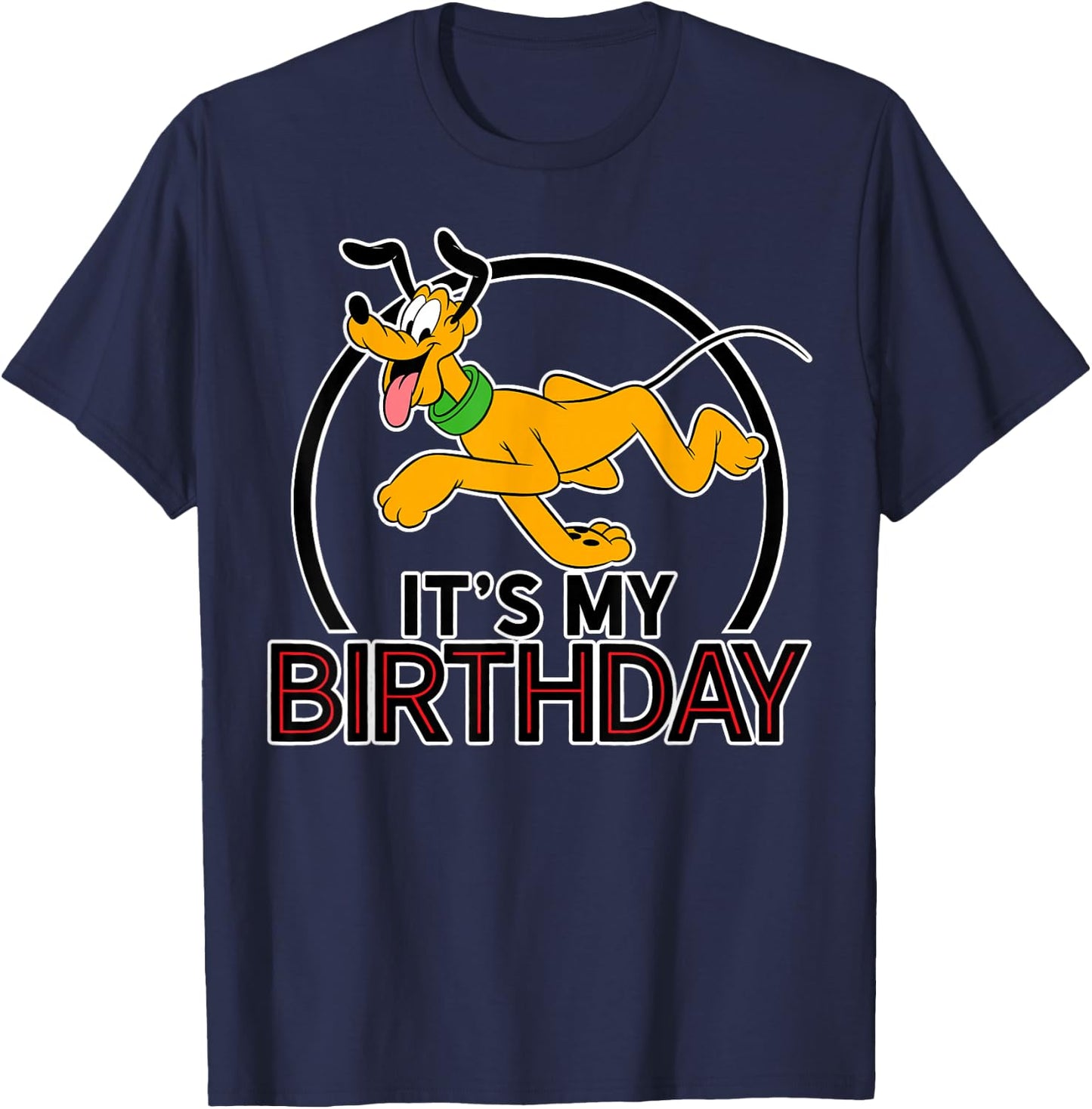 Pluto - Birthday T-Shirt - T-Shirt | Navy