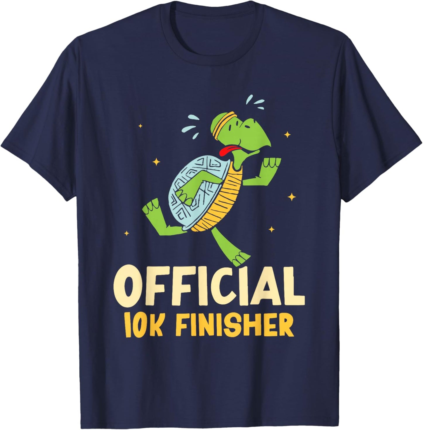 Official 10K Finisher Running Runner Running Race 10K T-Shirt - T-Shirt | Navy