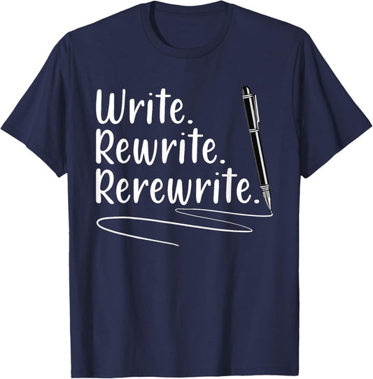Cool Journalist Art Women Writer Author Journalism T-Shirt - T-Shirt | Navy