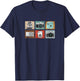 Vintage Retro Camera T-Shirt - T-Shirt | Navy