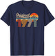 Original 1971 Jahrgang Vintage 55 Jahre Geburtstag Mann Frau T-Shirt - T-Shirt | Navy