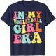 Groovy In My Volleyball Girl Era T-Shirt - T-Shirt | Navy