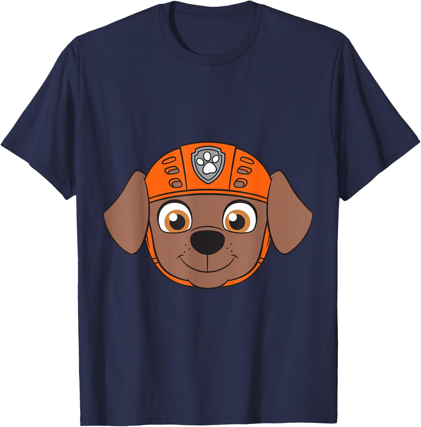 Zuma Paw Patrol Big Face T-Shirt - T-Shirt | Navy